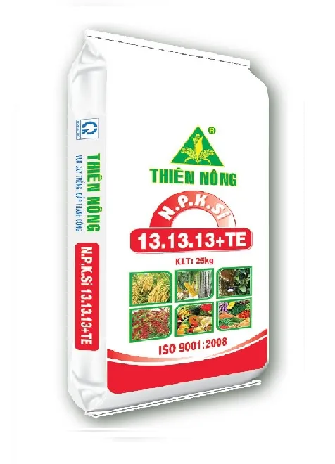 Phân bón Thiên Nông NPK 13-13-13 hòa hợp dinh dưỡng cho cây ăn trái