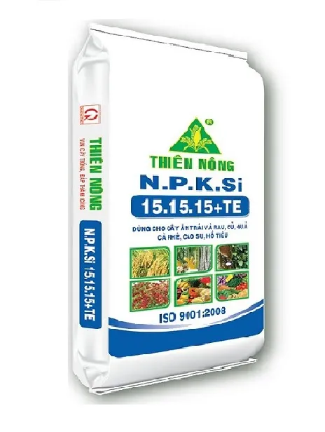 Phân bón Thiên Nông NPK 15-15-15 chất lượng cao cho cây màu và cây quả