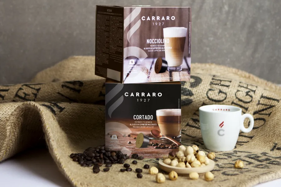 Đặc điểm nổi bật của dòng cà phê viên nén Carraro Nocciolino