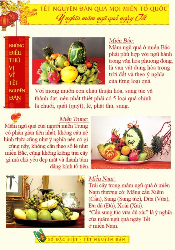 Mâm Trái Cây Ngày Tết Đẹp Và Ý Nghĩa Sung Túc