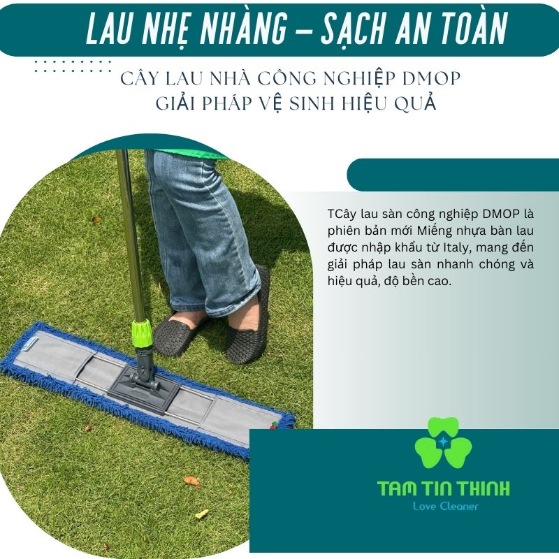 Cây Lau Nhà Công Nghiệp: Bí Quyết Vệ Sinh Sàn Hiệu Quả Cho Mọi Quy Mô