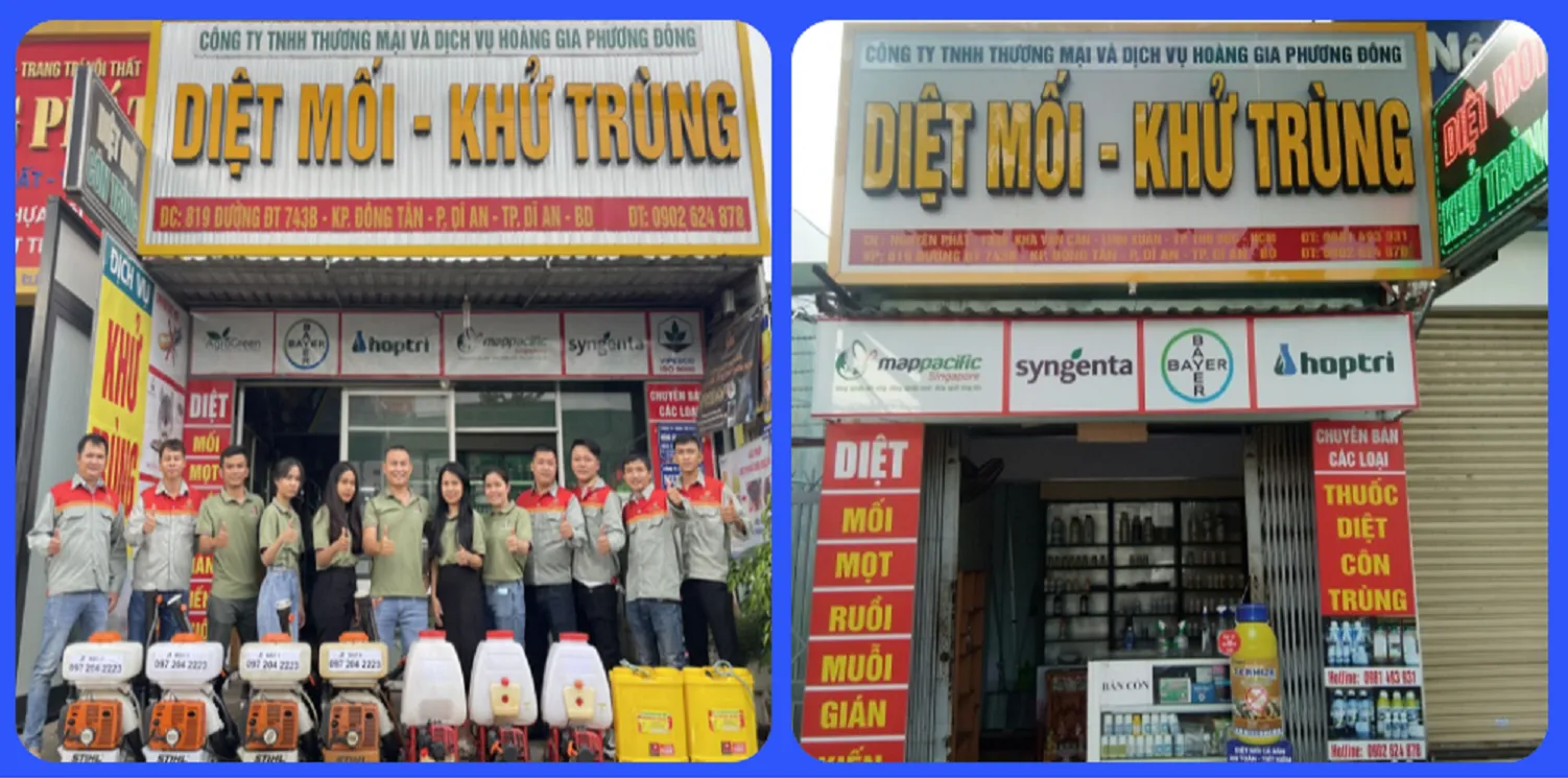 Cửa hàng phân phối sản phẩm diệt côn trùng uy tín