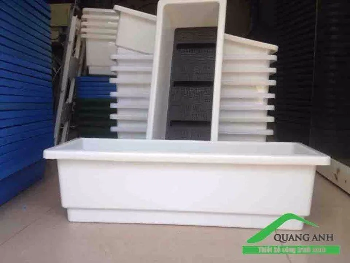 chậu nhựa trồng cây hình chữ nhật tại quang anh
