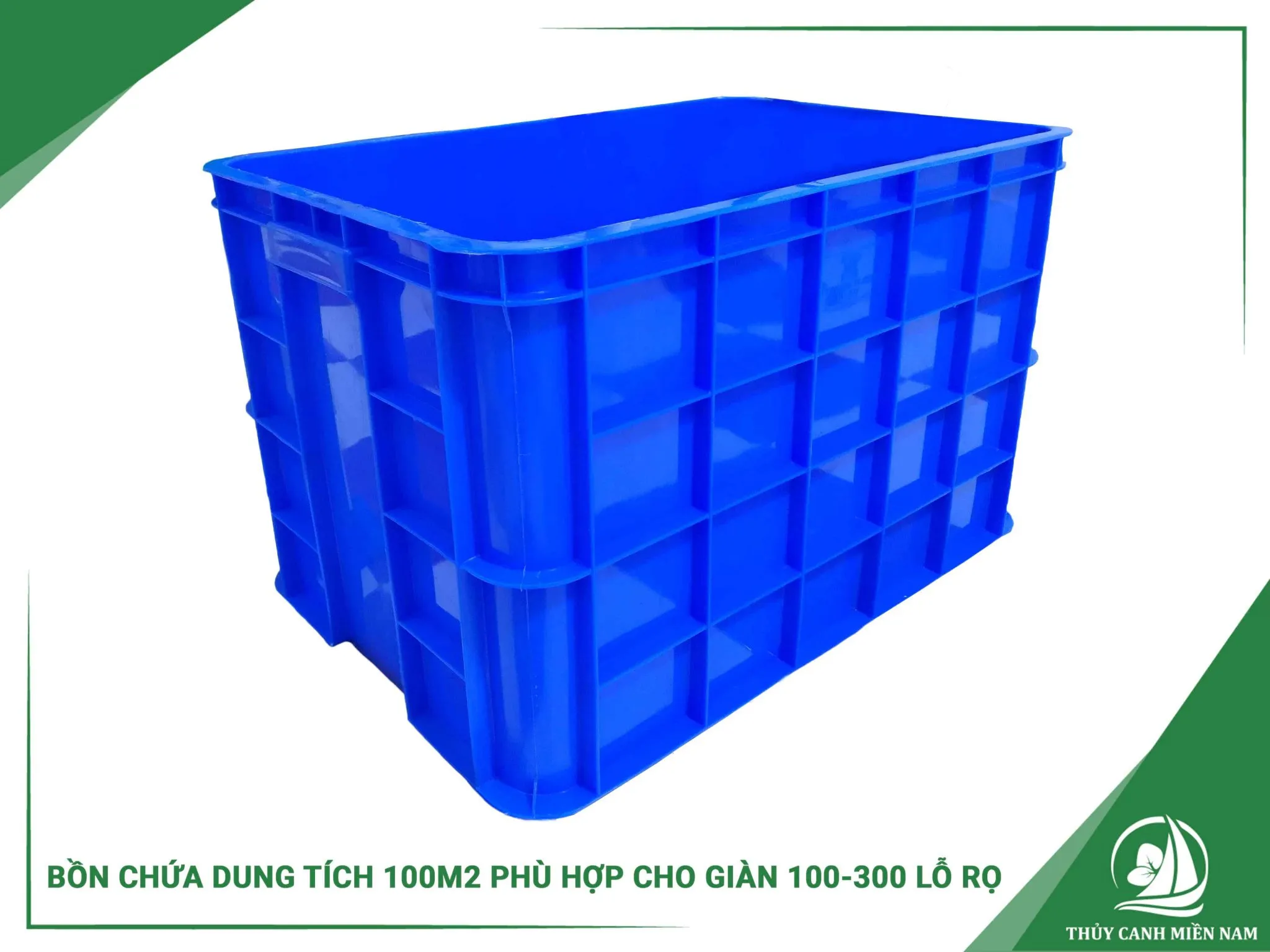 Thùng chứa dung dịch dinh dưỡng cho giàn thủy canh quy mô gia đình