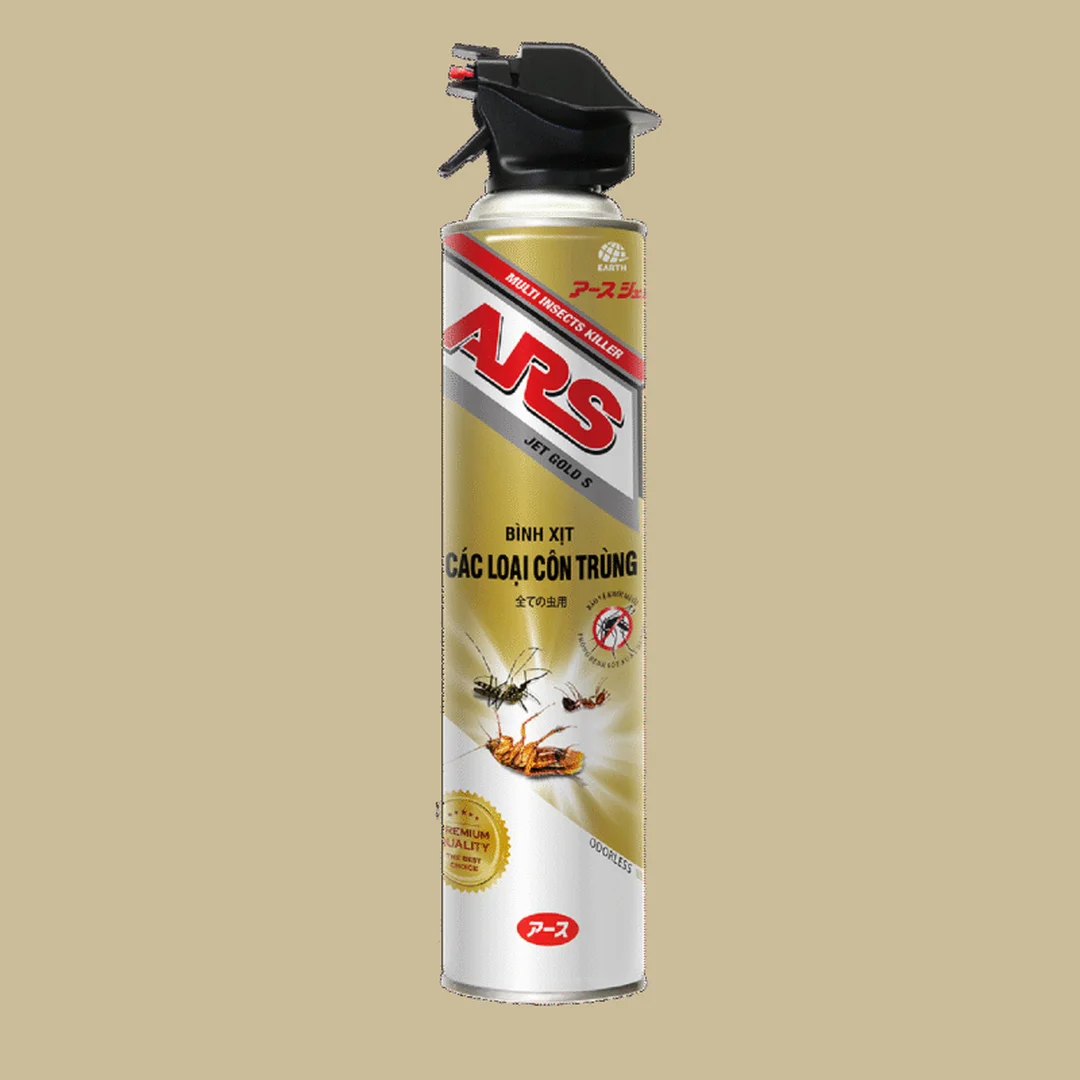 Bình xịt côn trùng ARS Jet Gold S Odorless 600ml