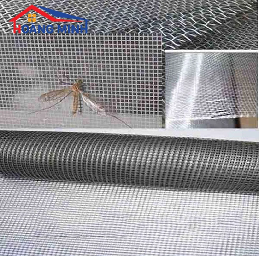 Các vật liệu lưới chống côn trùng thường dùng cho ban công