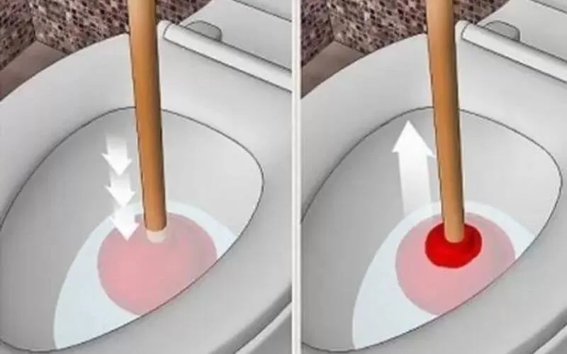 Ấn mạnh lên xuống để tạo áp lực