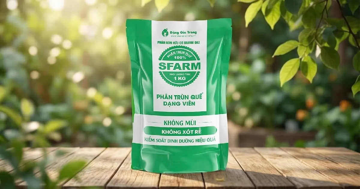 Bổ sung phân trùn quế SFARM hỗ trợ cây hồi phục sau khi tỉa
