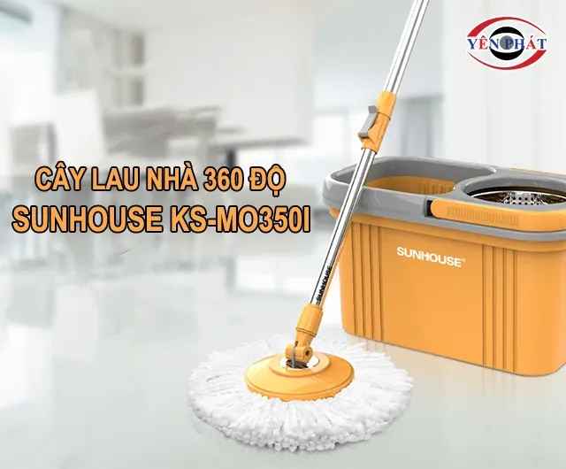 Cây lau nhà 360 độ Sunhouse KS-MO350I