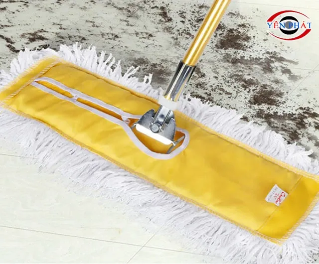 Đầu lau bằng sợi cotton thấm hút tốt