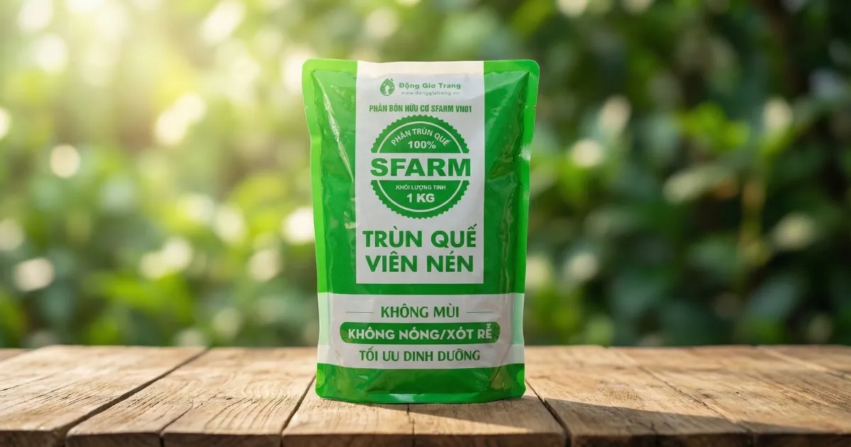 Bón phân trùn quế cho mai sau Tết