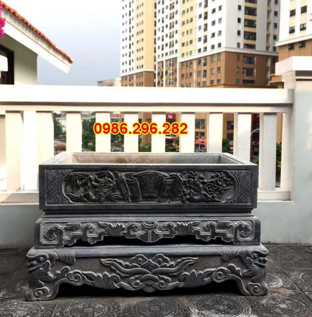 Chậu đá trồng cây cảnh