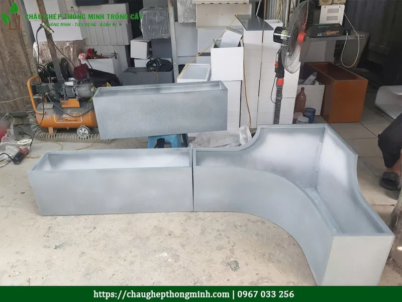 Chậu composite trồng cây