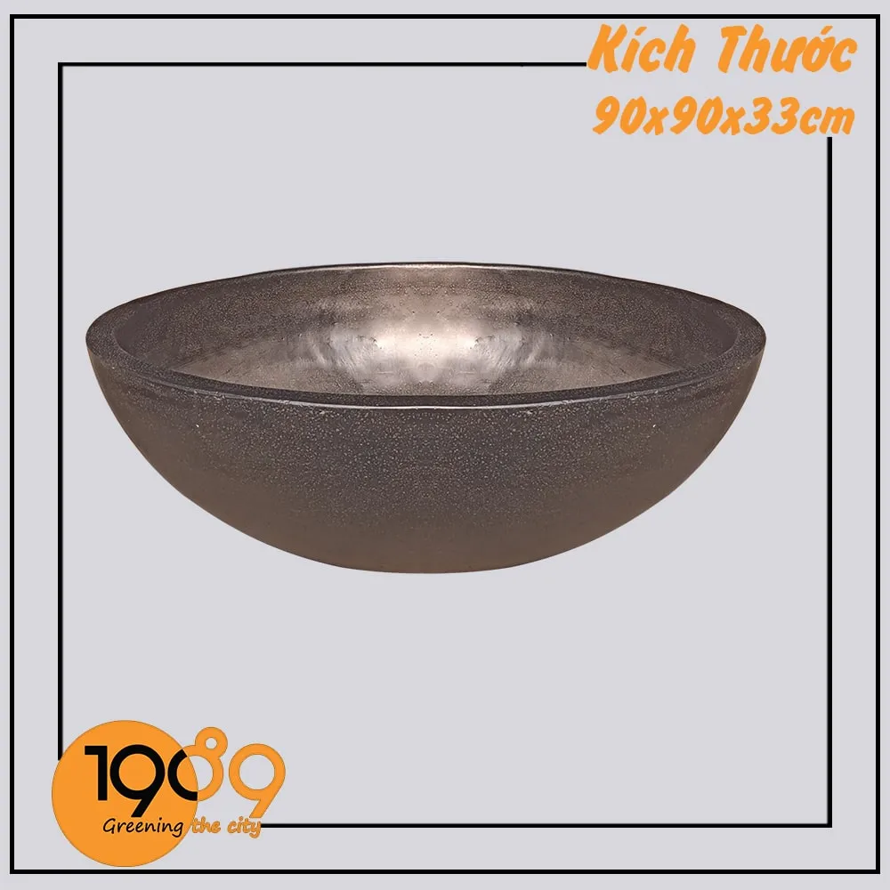 Cận cảnh bề mặt chậu đá mài Lotus sang trọng