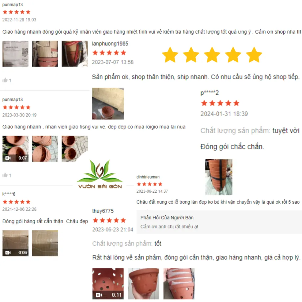 Ứng dụng chậu đất nung trong trang trí vườn lan chuyên nghiệp