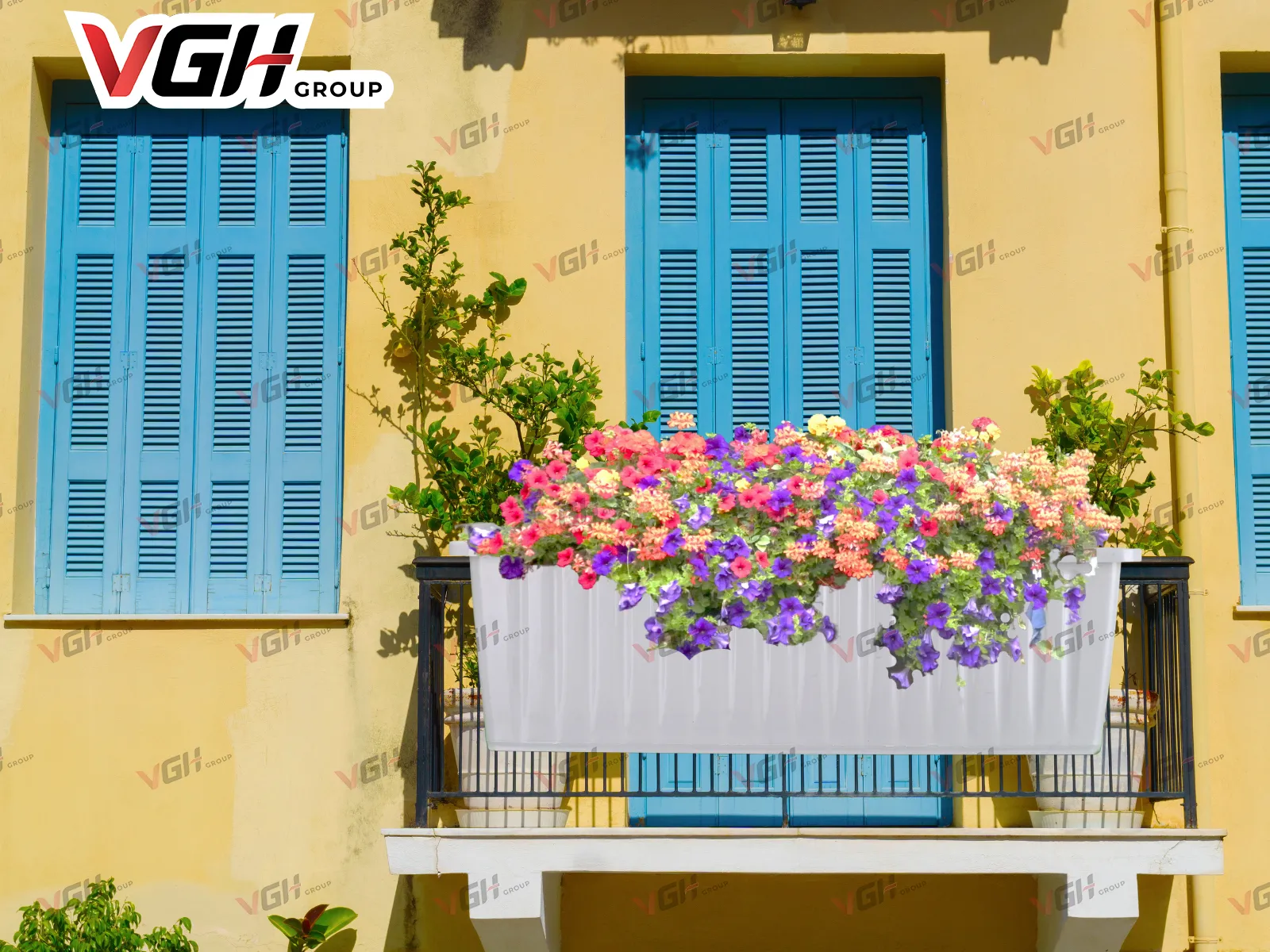 Chậu là giải pháp thay thế chậu đất nung, composite trọng lượng nặng, dễ vỡ