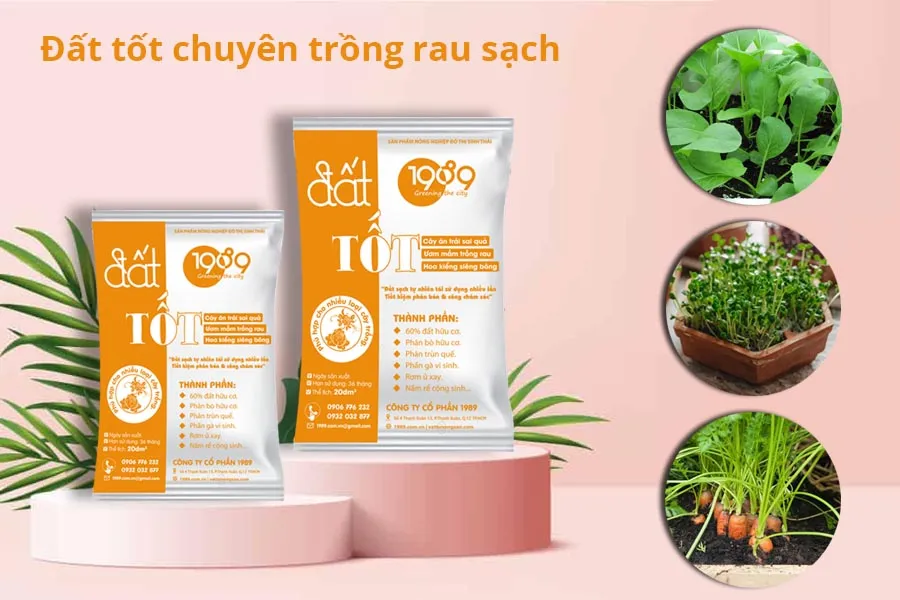đất tốt 1989 chuyên trồng rau sạch
