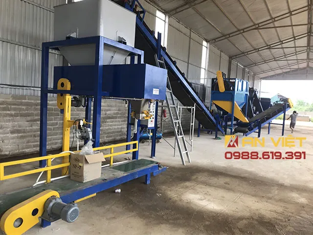 Bàn giao dây chuyền sản xuất phân bón từ phân bò