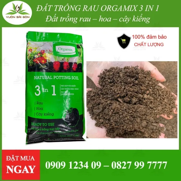 Đất Orgamix 3 in 1 đa năng