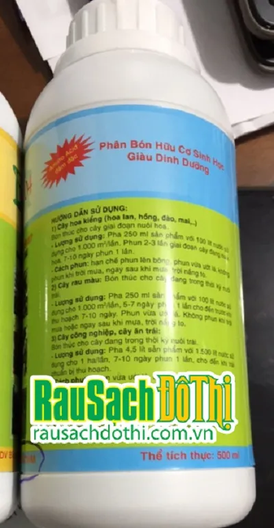 sản phẩm dịch trùn quế đóng chai tiện dụng