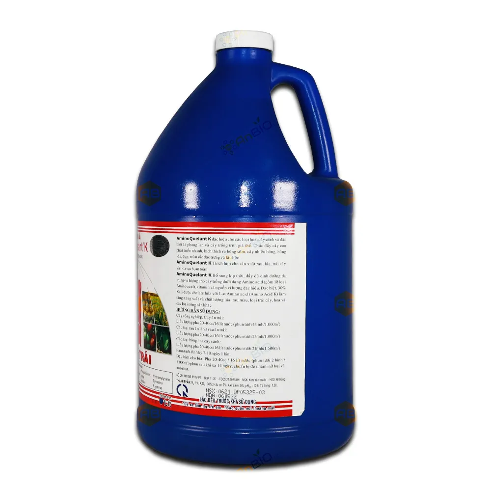 Thành phần chi tiết phân bón lá AminoQuelant-K nhập khẩu từ Tây Ban Nha