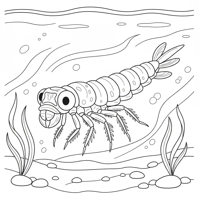 Hình côn trùng tô màu quen thuộc