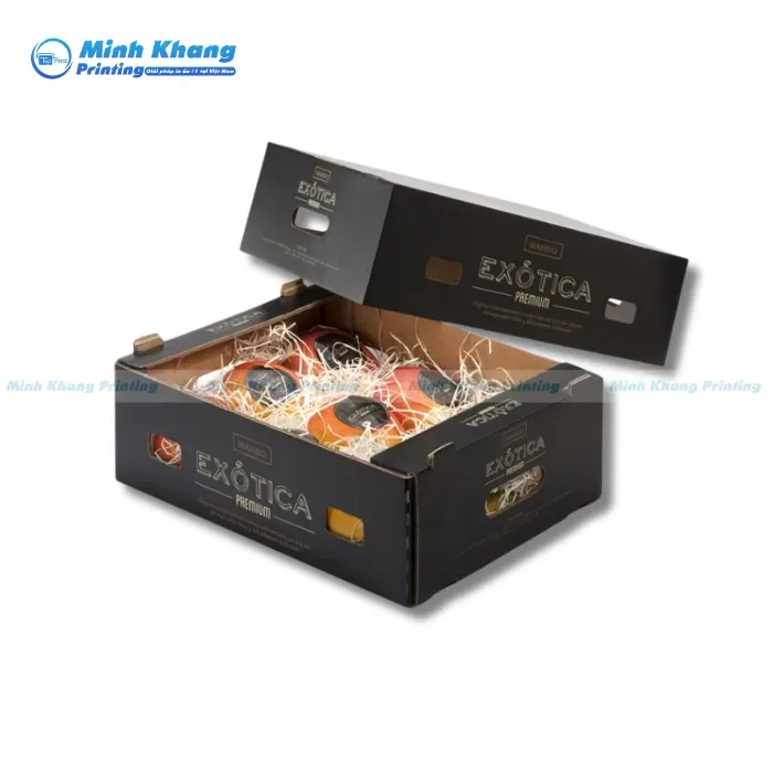 Mẫu Hộp Giấy Đựng Trái Cây Có Thể Tháo Lắp Dễ Dàng