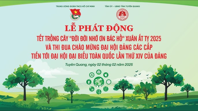 Tết Trồng Cây Đời Đời Nhớ Ơn Bác Hồ: Xuân Ất Tỵ 2025 Lan Tỏa Truyền Thống Xanh