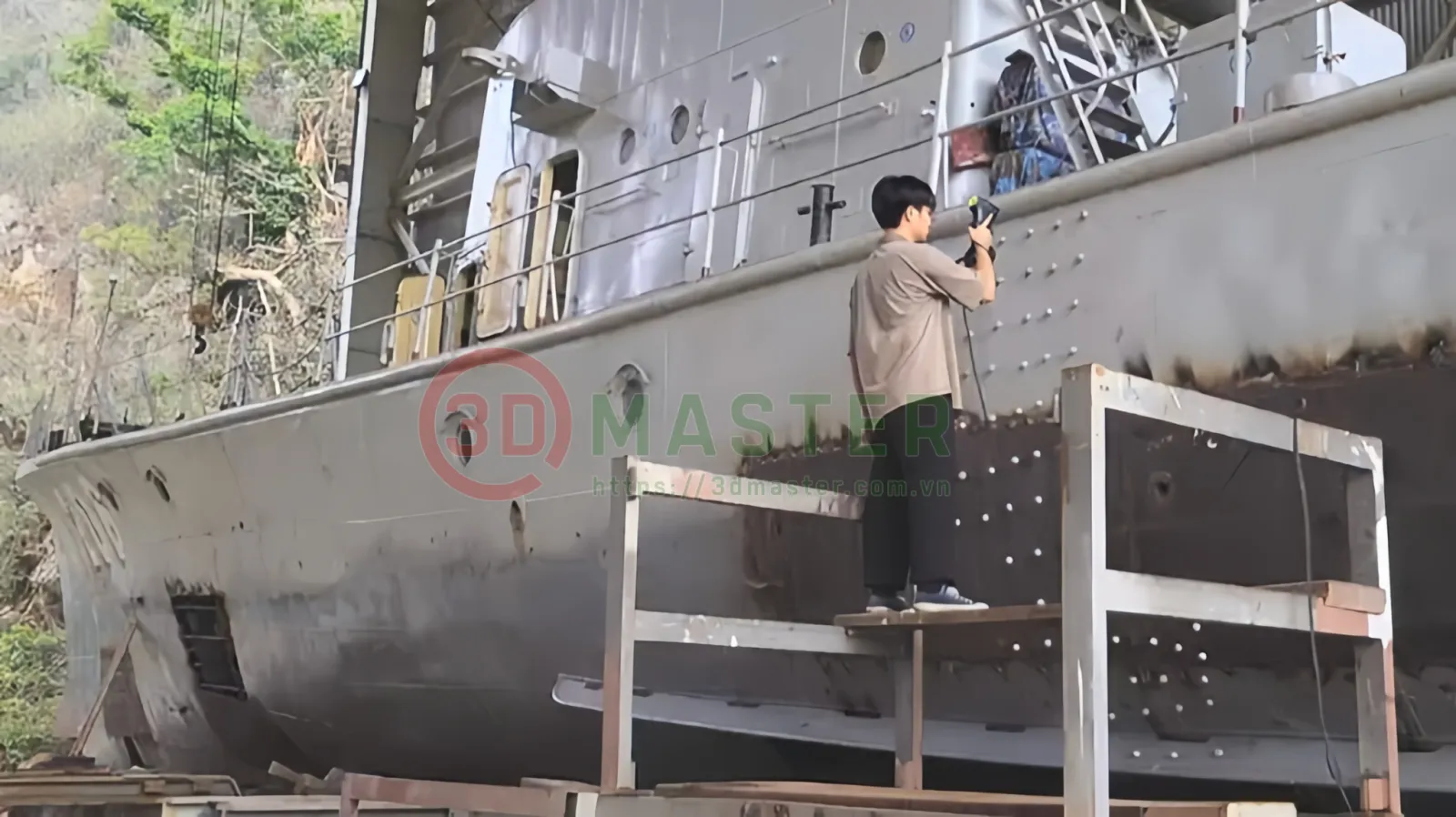 Scan 3D tàu thủy