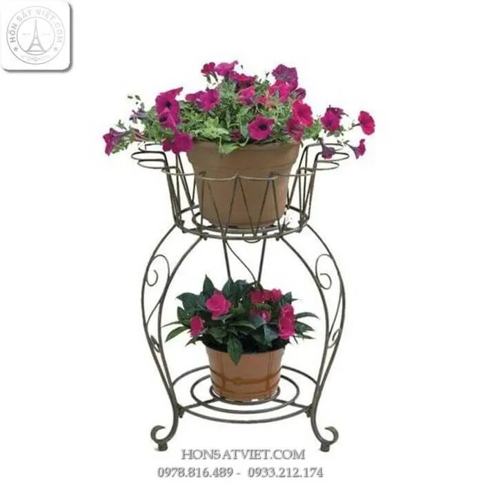 Kệ đế hoa bằng sắt nghệ thuật