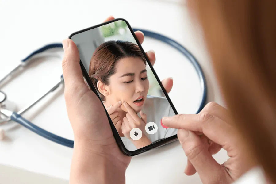 Tư vấn y tế từ xa để được bác sĩ da liễu tư vấn tại nhà