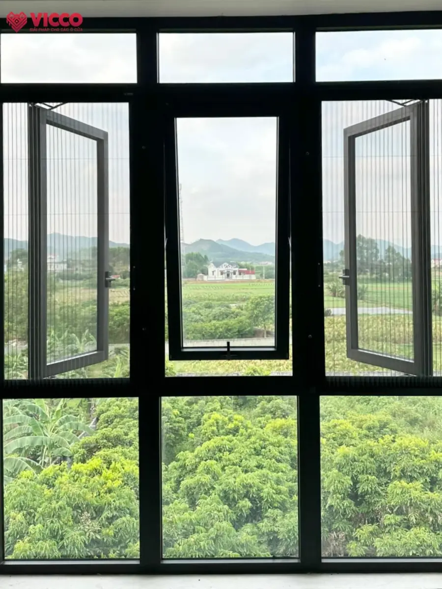 lưới chống muỗi cửa sổ thực tế