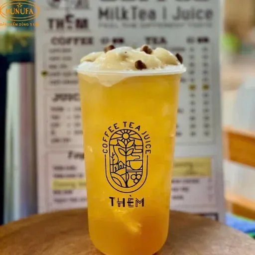 Ly trà trái cây đáy bầu