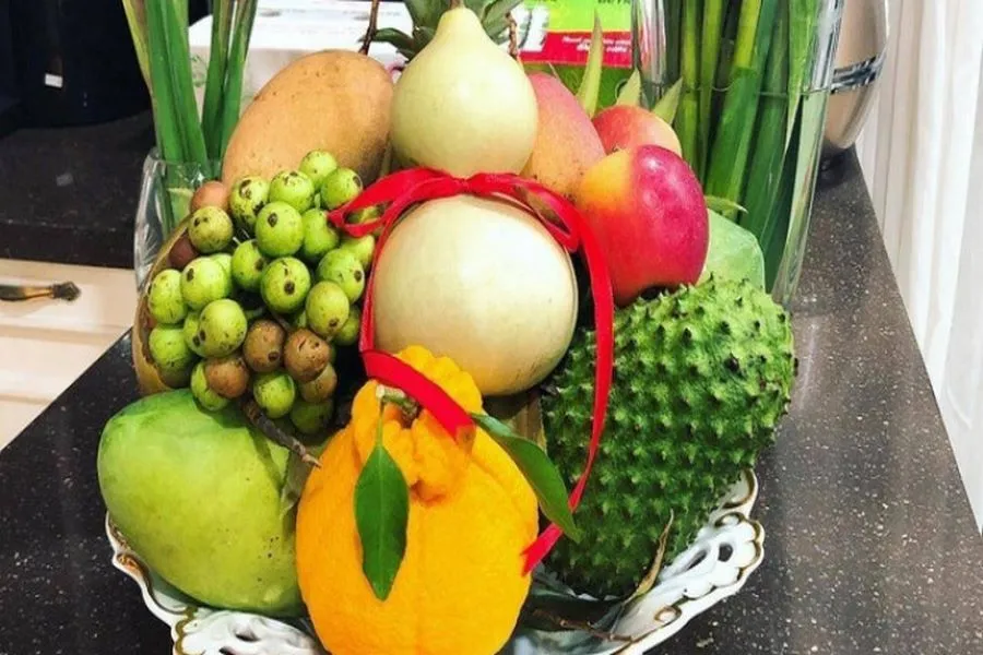 Mâm ngũ quả miền Nam gắn liền với những mong cầu thực tế