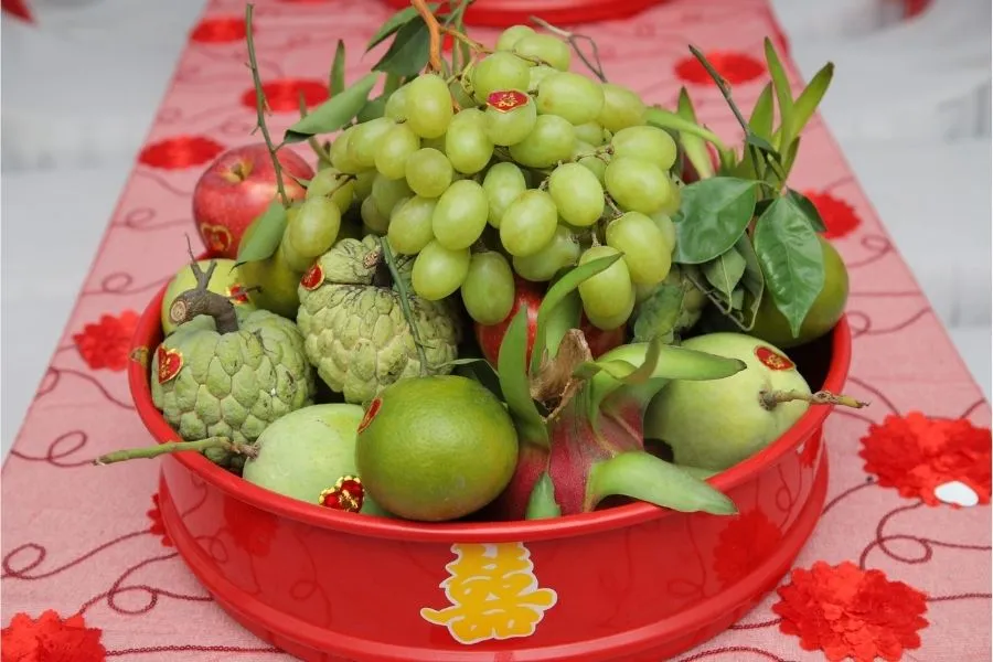 Mâm ngũ quả của miền Trung