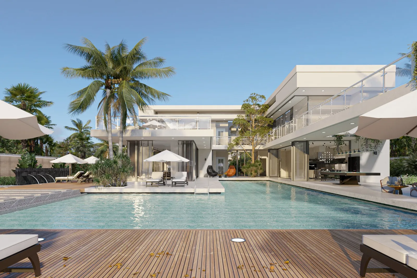 Cây dừa - Loại cây nhiệt đới rất thích hợp trồng trong khuôn viên sân vườn biệt thự