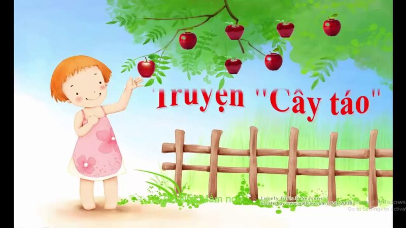 Truyện Cây Táo Lửa Cho Bé Tuổi Nhà Trẻ