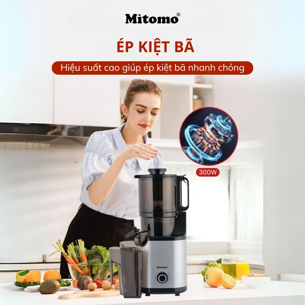 Máy ép chậm Mitomo KJ-3081
