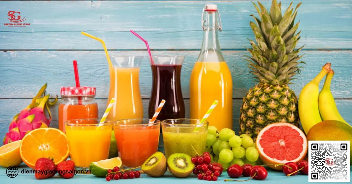 Mẹo mix các loại nước ép trái cây