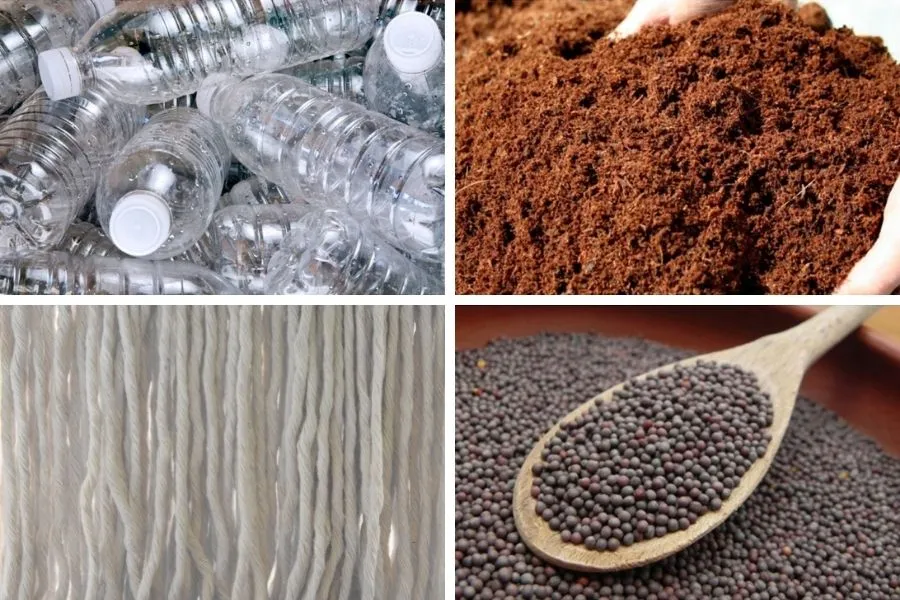 Các vật dụng cơ bản để trồng rau bằng chai nước khoáng tại nhà