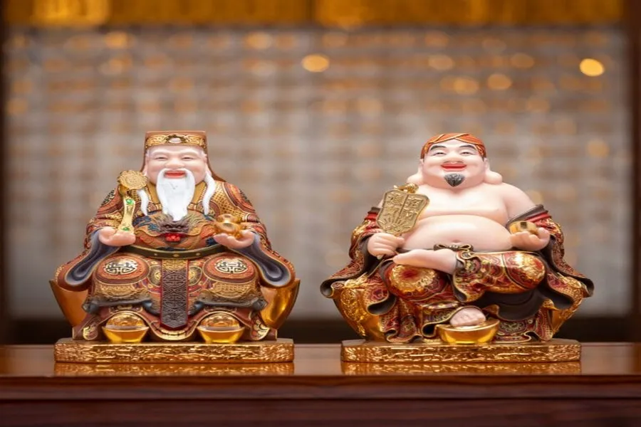 Ông Địa Thần Tài là những vị thần thân thuộc cai quản đất đai gia đình