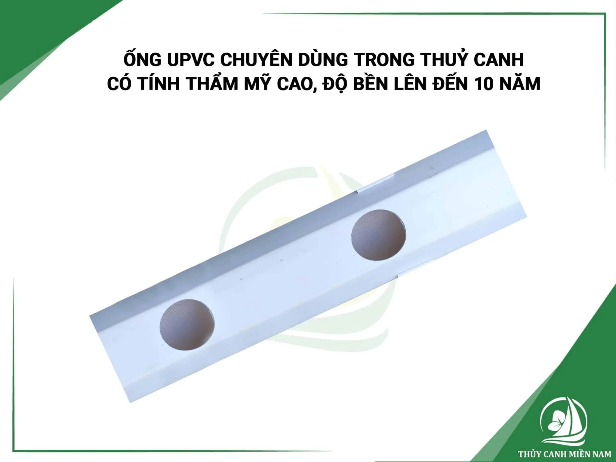 Ống nhựa bạt giác chuyên dụng chịu nhiệt cho hệ thống thủy canh