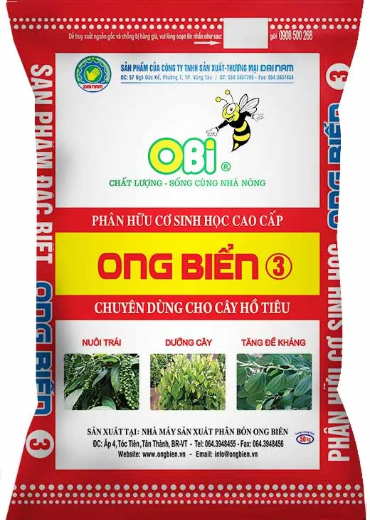 phân bón hữu cơ ong biển 3 chuyên tiêu