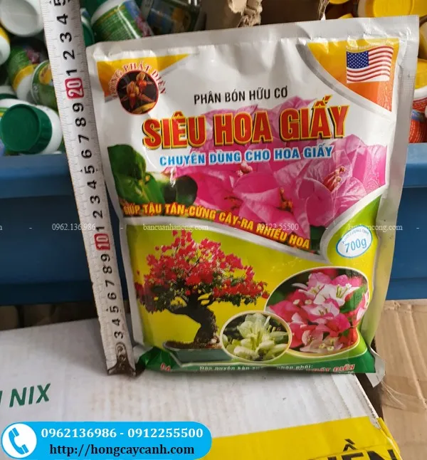 Phân Bón Hữu Cơ Siêu Hoa Giấy