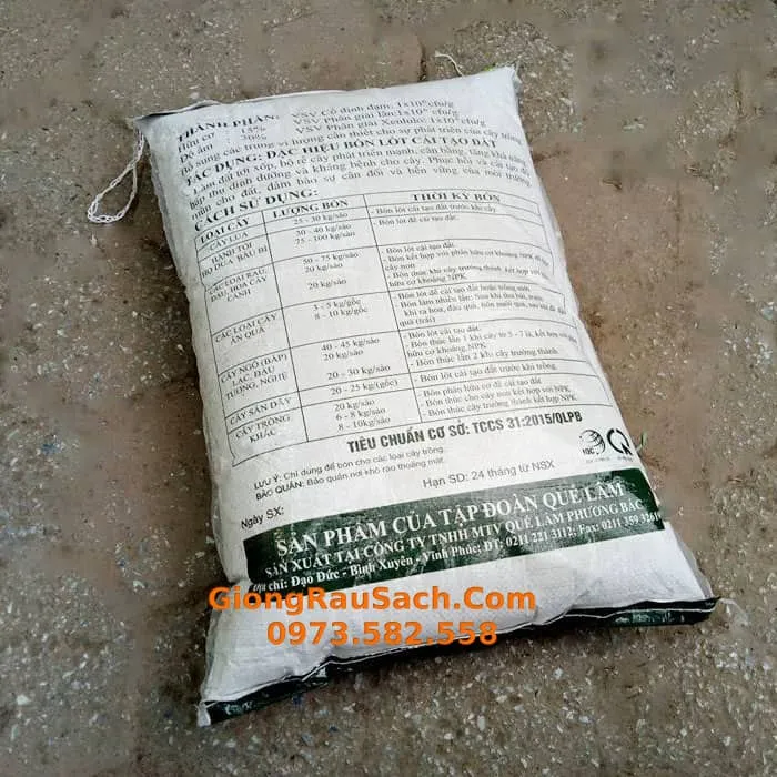 Cận cảnh cấu trúc viên phân hữu cơ vi sinh Quế Lâm giúp tan chậm và cải tạo đất