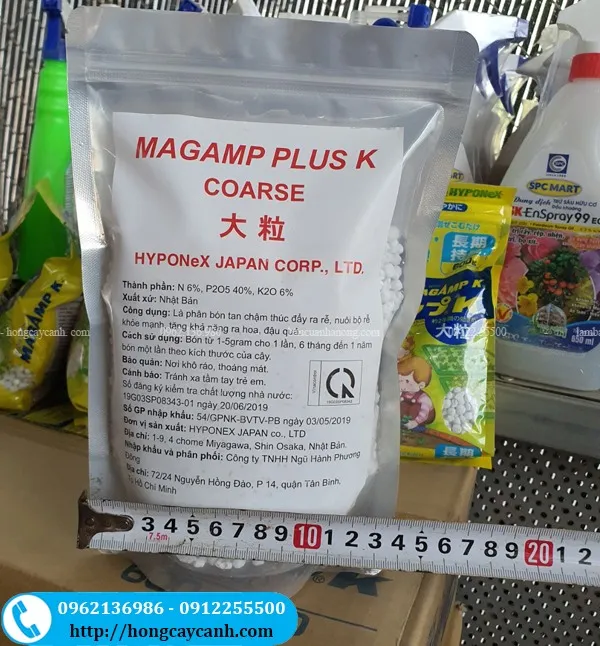 Phân Bón Tan Chậm Magamp Plus K