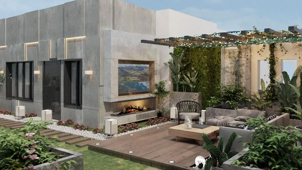 Sân vườn nhà phố mẫu 7