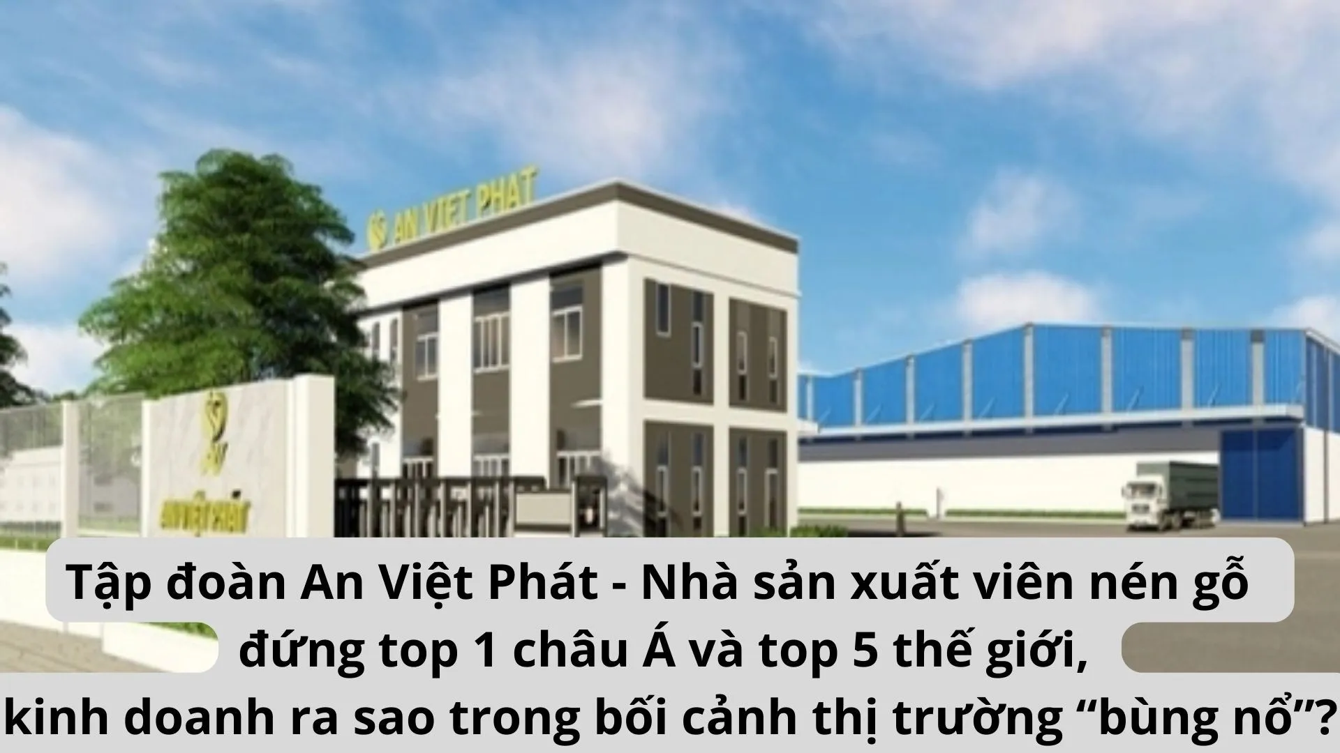 Lãnh đạo tập đoàn An Việt Phát và quy trình sản xuất viên nén hiện đại