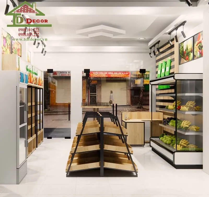 Tủ mát trưng bày trái cây nhập khẩu chuyên nghiệp và sang trọng