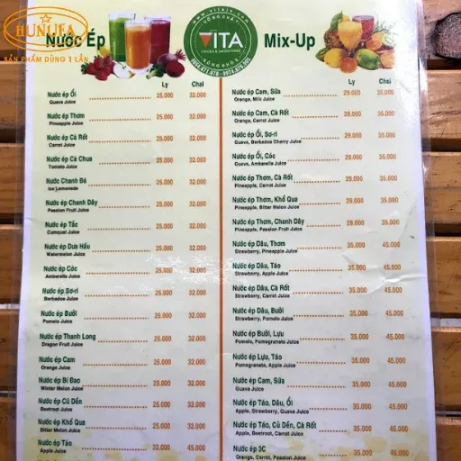 Lựa chọn chất liệu in menu chống thấm nước bền đẹp